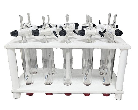 Test Tube Racks With Valves